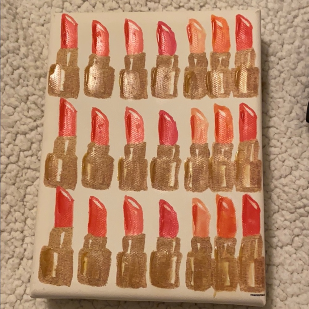 Glam canvas wall art